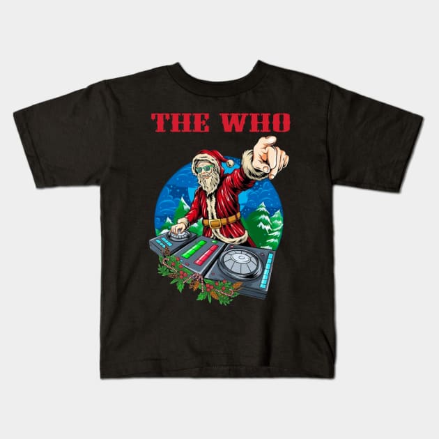 THE WHO BAND XMAS Kids T-Shirt by a.rialrizal